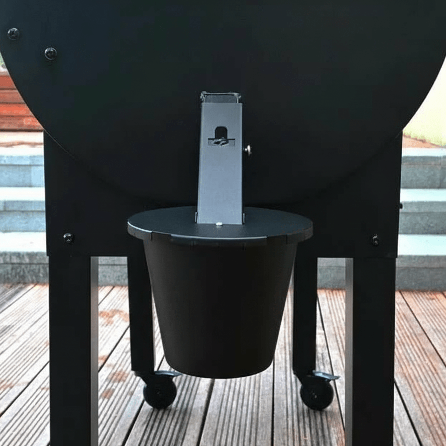 GrillGuard Pro Geschlossener Grillfettauffangbehälter mit sicherem Deckel