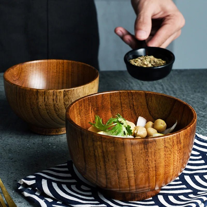 EarthCrest Eco Friendly Wooden Bowl For Plasticless Eating