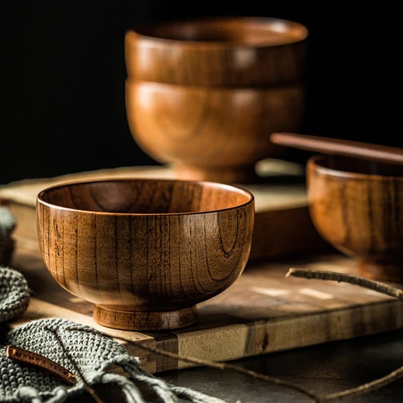 EarthCrest Eco Friendly Wooden Bowl For Plasticless Eating