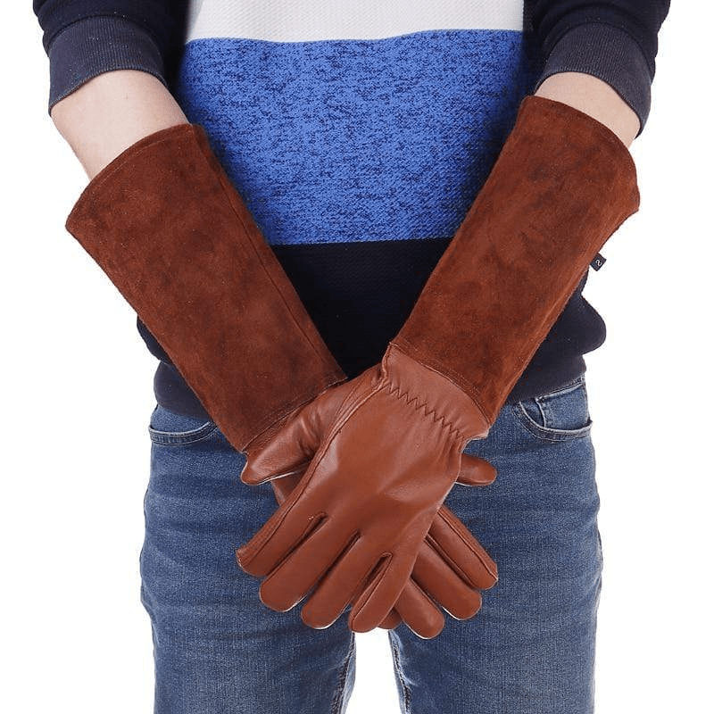 TerraGuard Rugged Garden Gloves With Elastic Wristband For Secure Grip