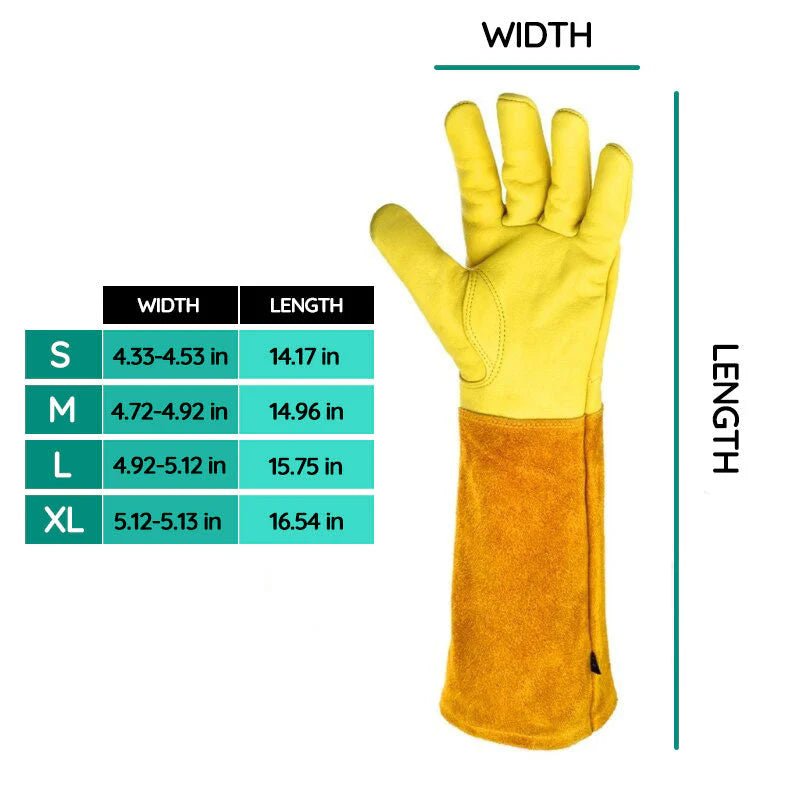 TerraGuard Rugged Garden Gloves With Elastic Wristband For Secure Grip
