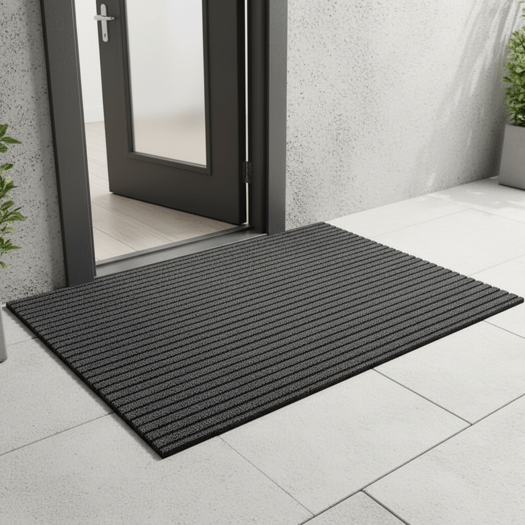 DustGuard Entry Mat With High-Density Fibers For Outdoor Use And Yearlong Protection