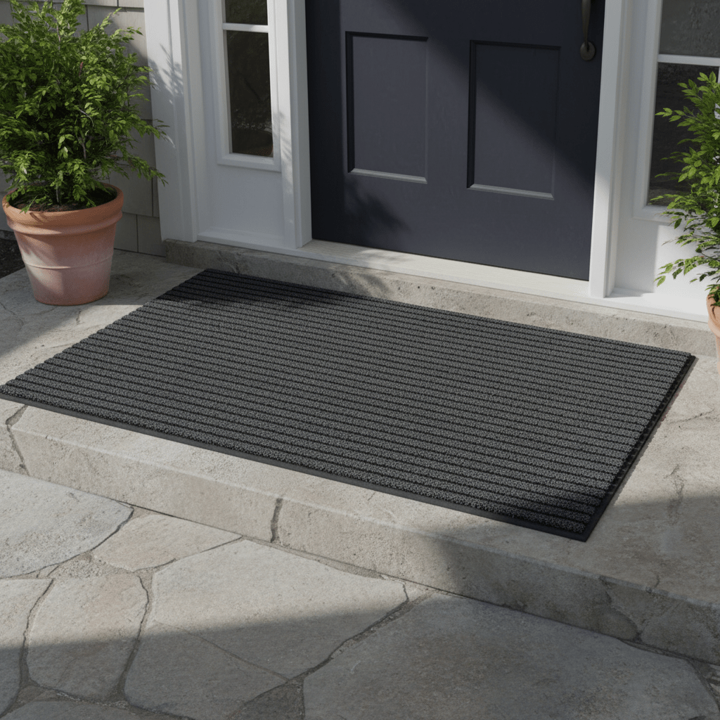 DustGuard Entry Mat With High-Density Fibers For Outdoor Use And Yearlong Protection