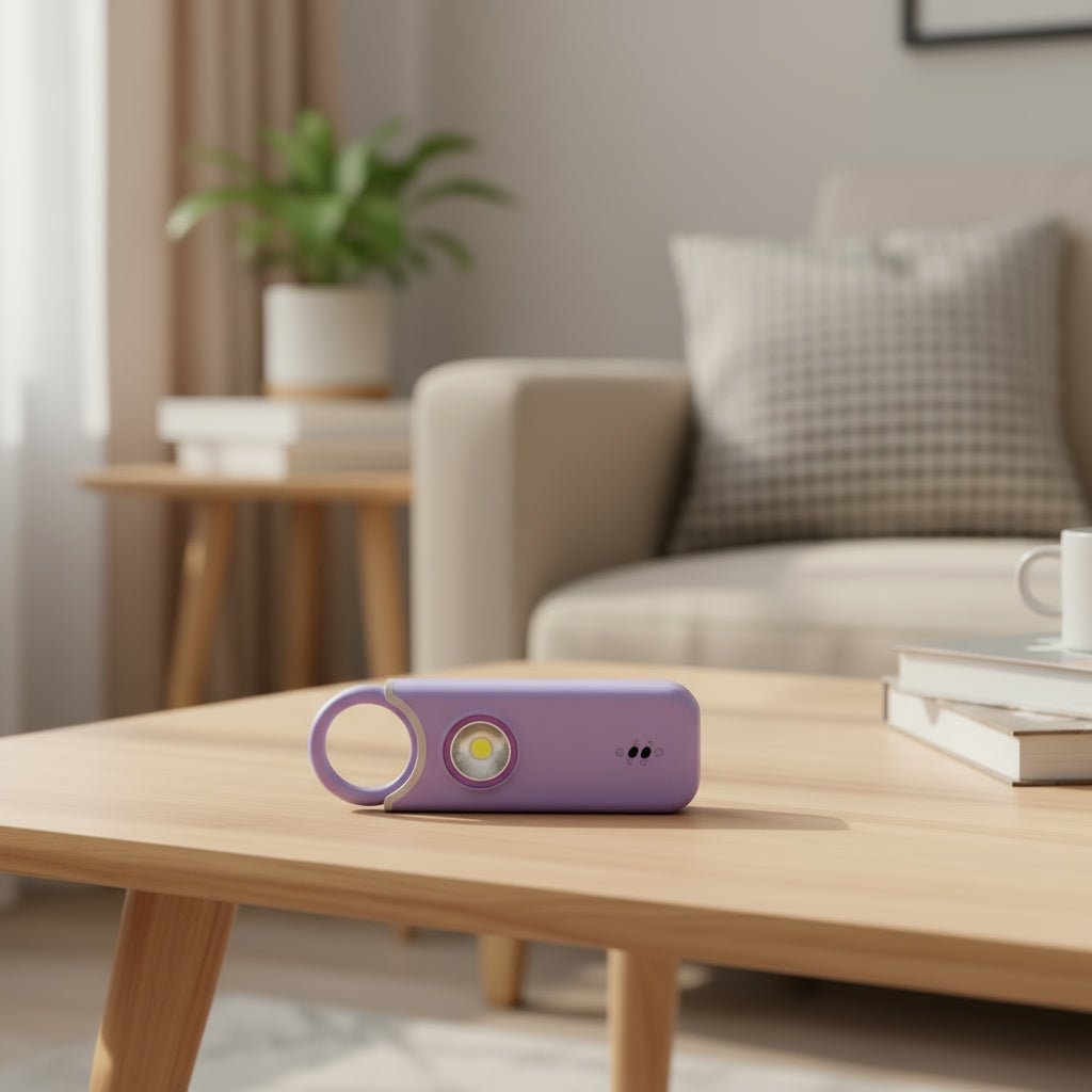 SafeGuard Pro Portable Personal Safety Alarm With Integrated LED Light
