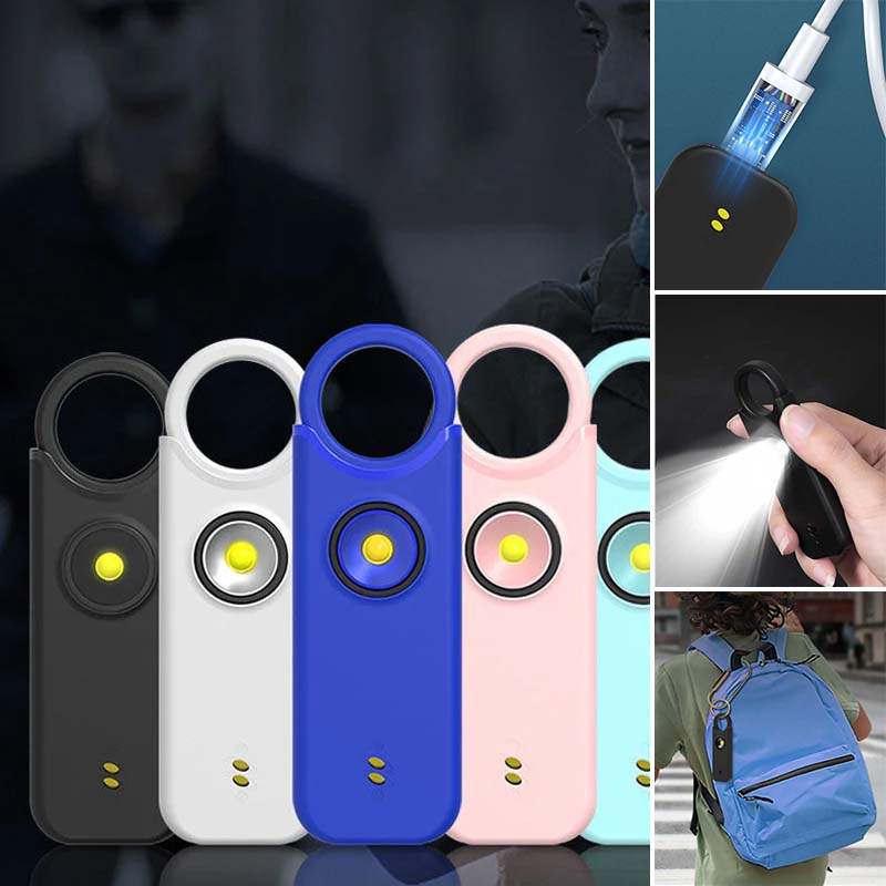 SafeGuard Pro Portable Personal Safety Alarm With Integrated LED Light