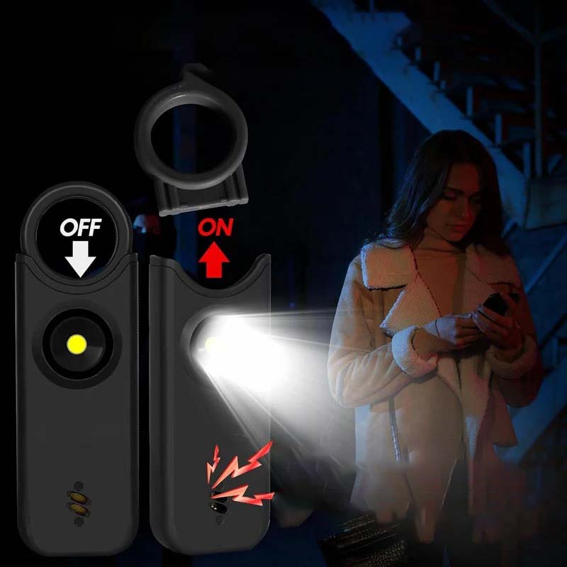 SafeGuard Pro Portable Personal Safety Alarm With Integrated LED Light
