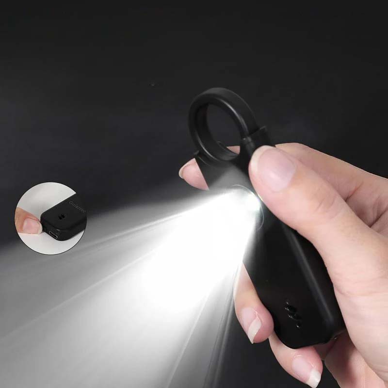 SafeGuard Pro Portable Personal Safety Alarm With Integrated LED Light