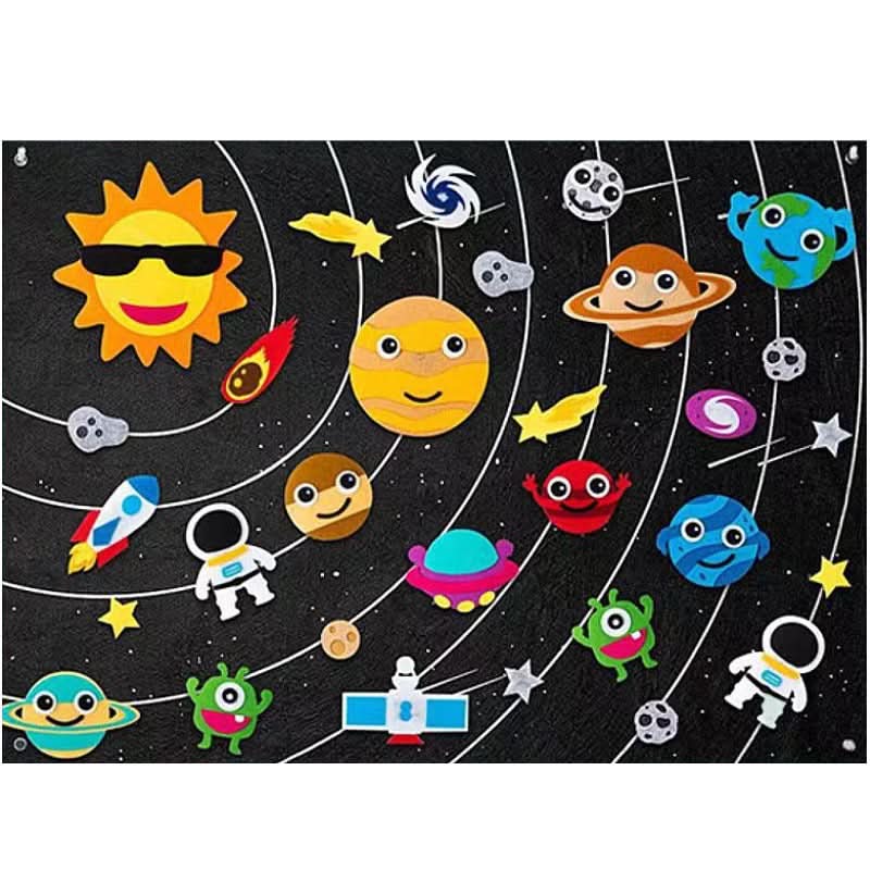 FeltCraft Playboard: Creative Tactile Game for Children to Spark Imagination