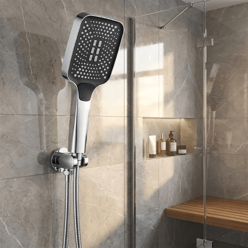 AquaPulse Adjustable High Pressure Handheld Shower Head With Three Spray Modes
