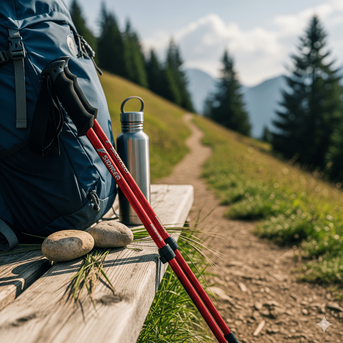 Summit Ridge Nastavitelné trekové hole pro stabilitu a pohodlí