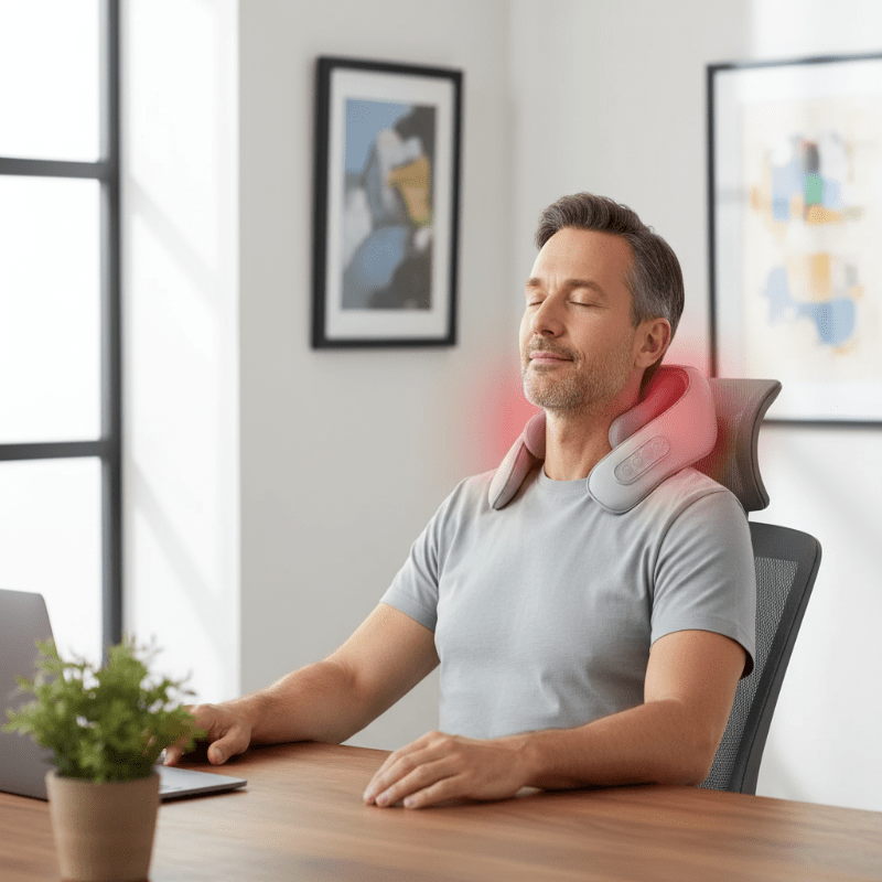 NovaShield Elektrisk Shiatsu Nakkemassageapparat Til Dybt Tryk