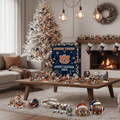 Calendário do Advento de Natal HolidayGleam de 25 Dias com Surpresas Festivas e Alegria Diária