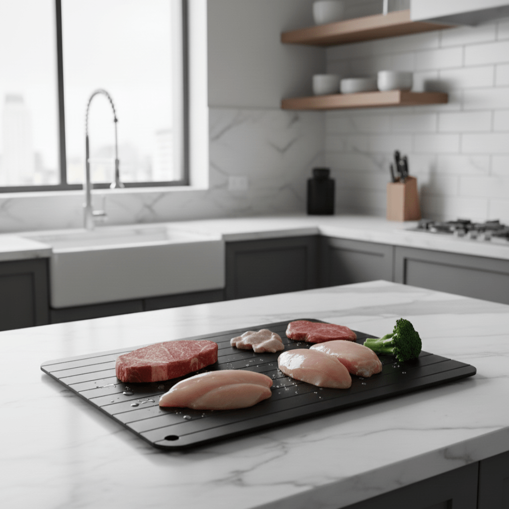 NovaFreeze Aluminium Afrimningsplade Til Hurtig Og Naturlig Optøning