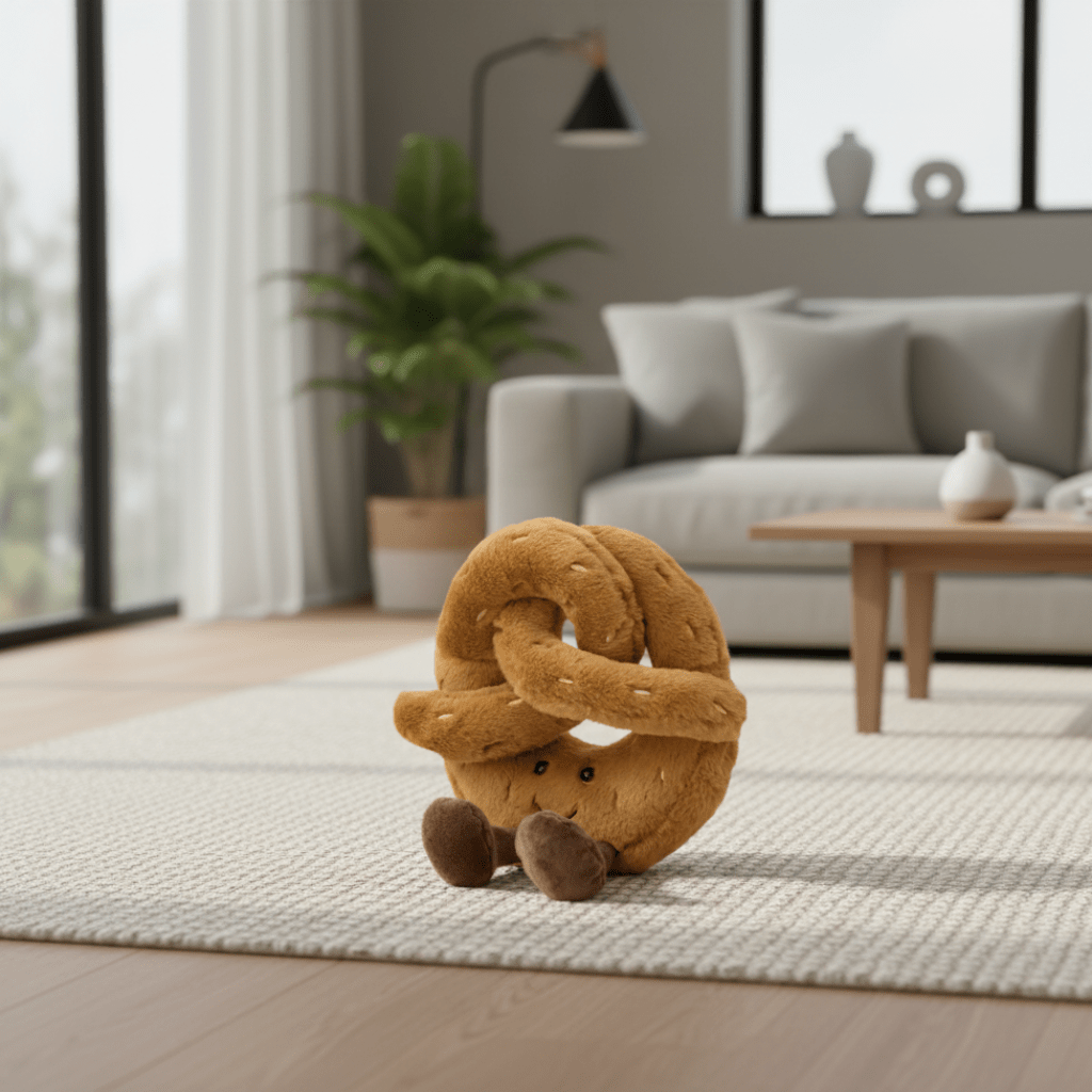 TwistPaw Soft Plush Pretzel Croissant Toy For All Ages