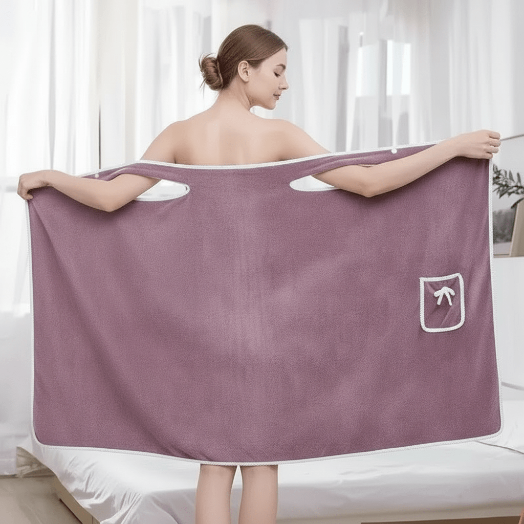 The AquaFlex Portable Women's Bath Towel Quick Drying