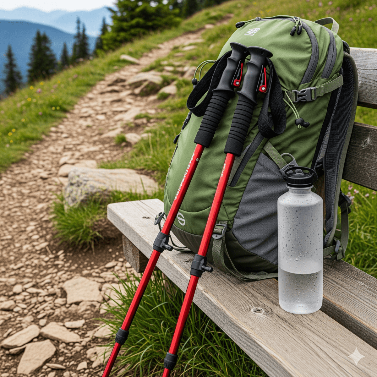 Summit Ridge Nastavitelné trekové hole pro stabilitu a pohodlí