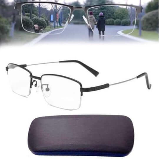 AstraVision Visionary Multifocal Glasses With Automatic Adjustment And Blue Filter | Fervei