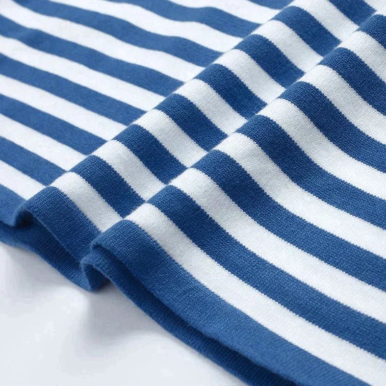 LumaStripe Striped Long-Sleeve Shirt for Women Made of Soft Material