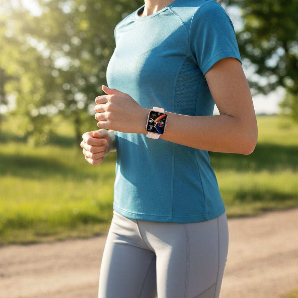 Multifunctional health smartwatch with daily wellness tracking and vital monitoring