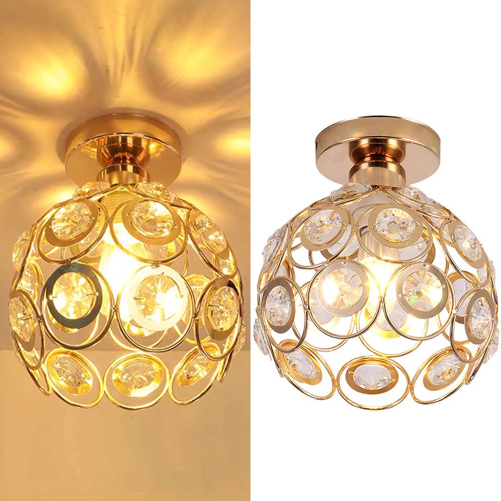 Nowoczesna luksusowa okrągła lampa sufitowa LED Astra z kryształami