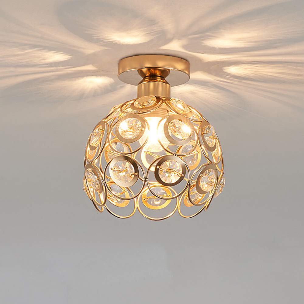 Nowoczesna luksusowa okrągła lampa sufitowa LED Astra z kryształami
