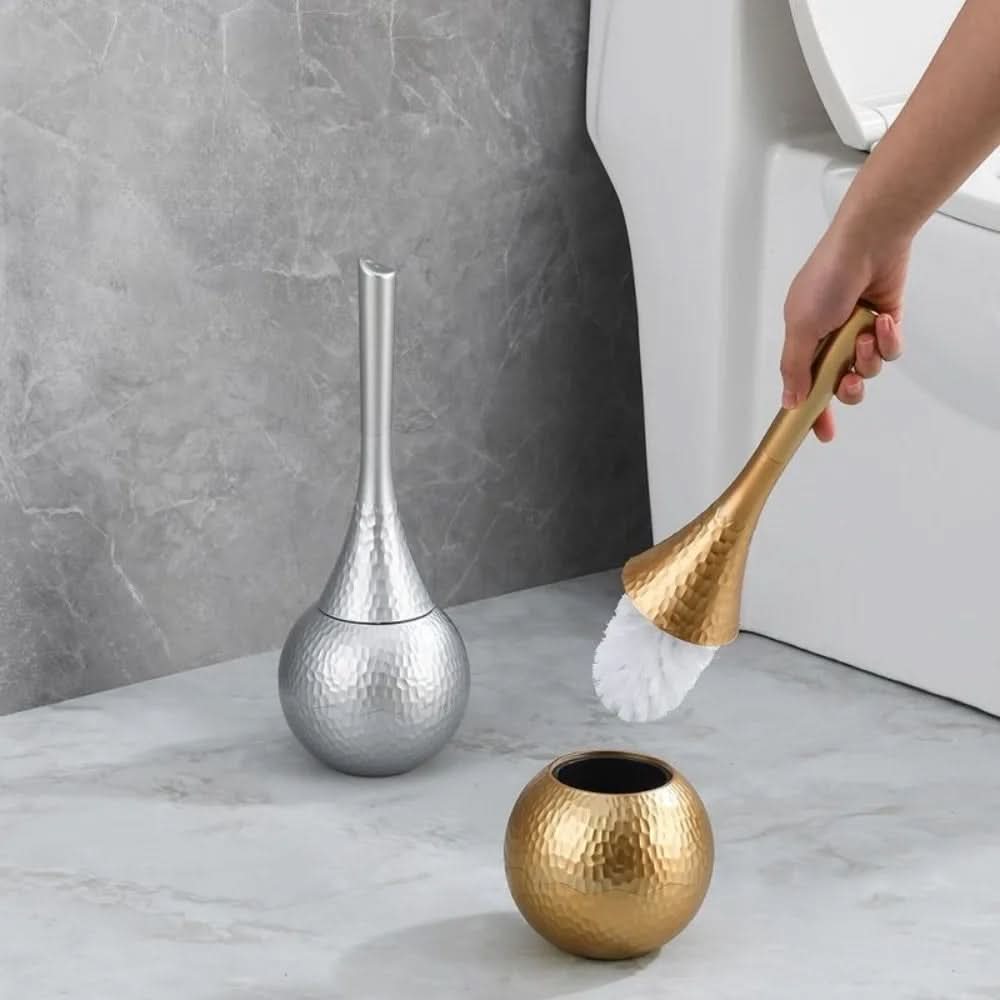 AureaLux Elegantní toaletní kartáč v moderním zlatém designu pro styl a hygienu
