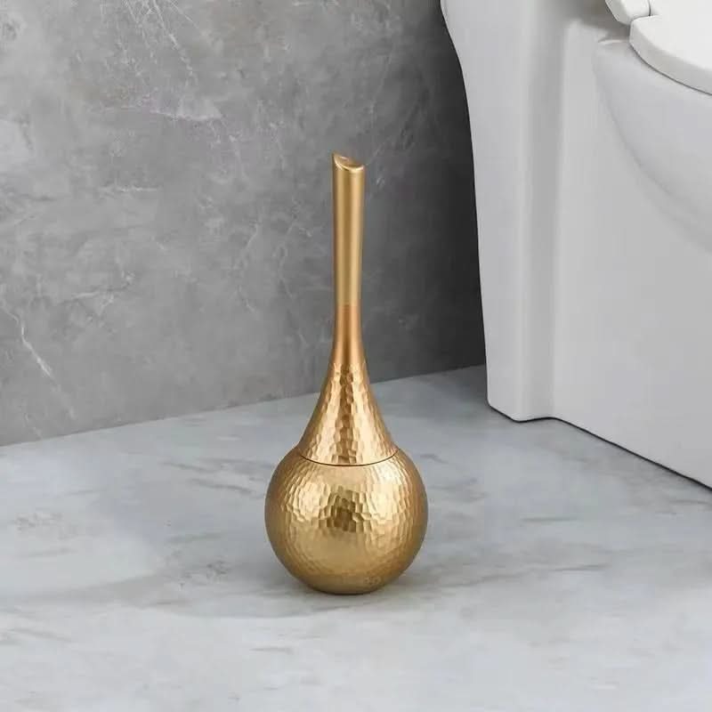 AureaLux Elegantní toaletní kartáč v moderním zlatém designu pro styl a hygienu