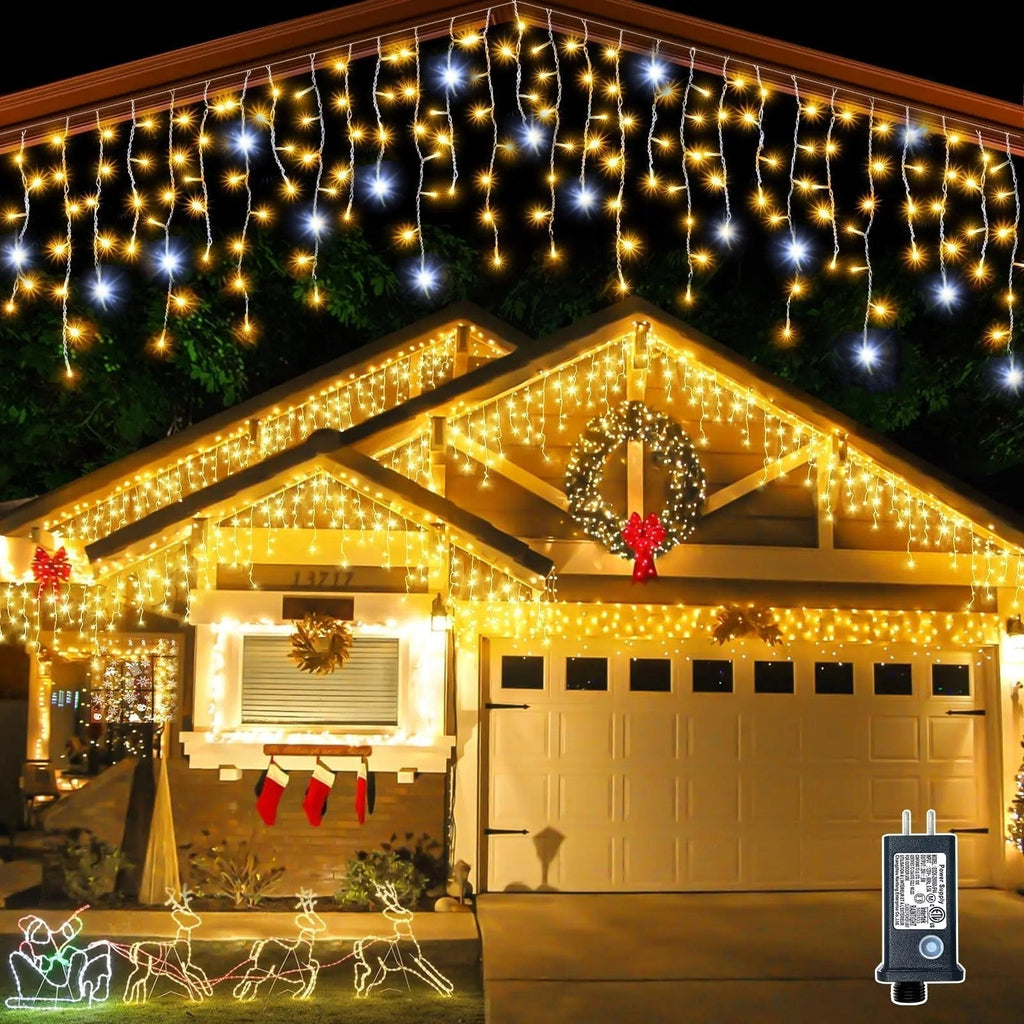 RideauLumineux Außen-Vorhanglichter für festliche Dekorationen