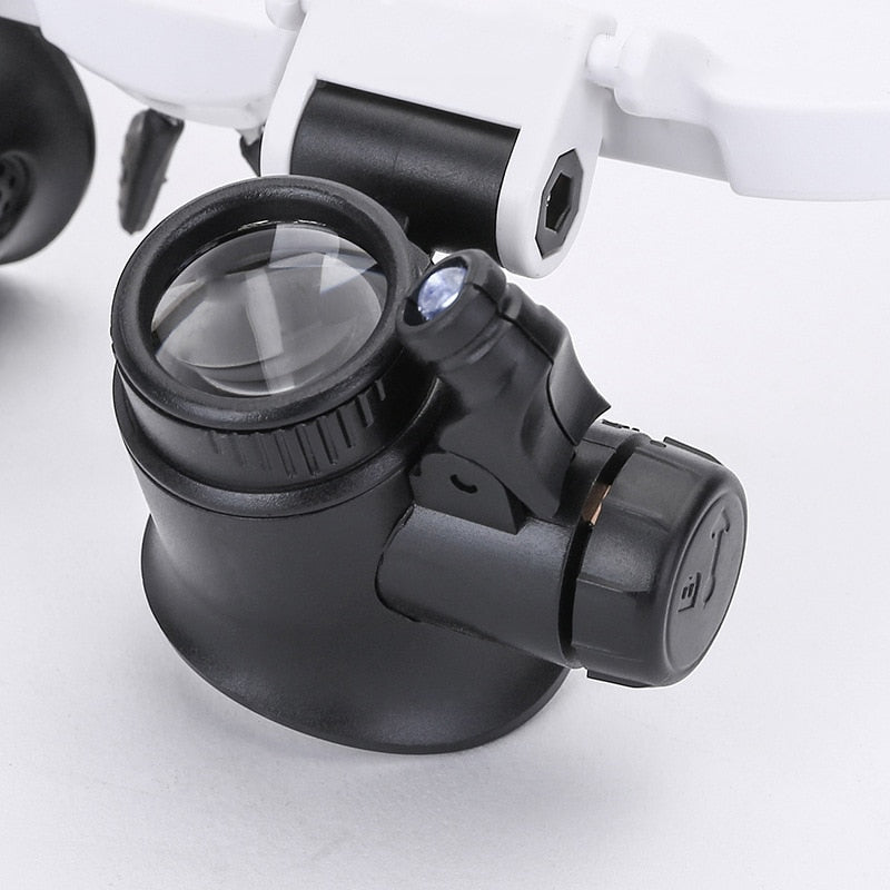 LuminaForge Detail Magnifier With Adjustable Lighting For Fine Detail