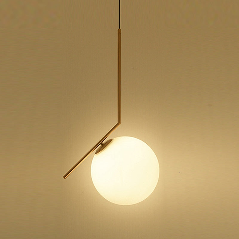 Lampe suspendue IC Globe pour plafond, éclairage contemporain pour la maison