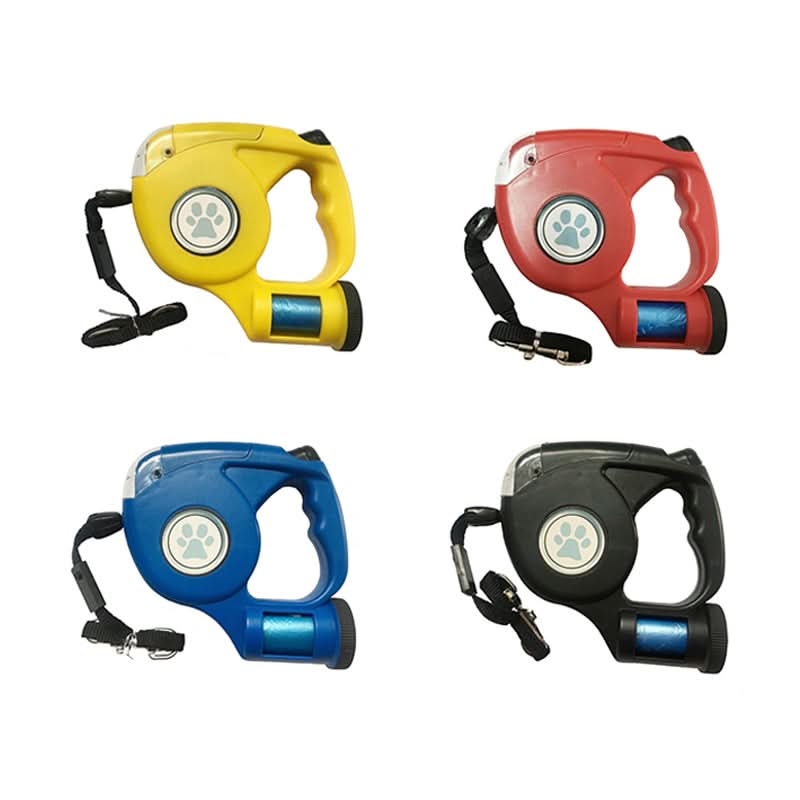 LumenStride LED Dog Leash With Integrated Flashlight For Safe Walks