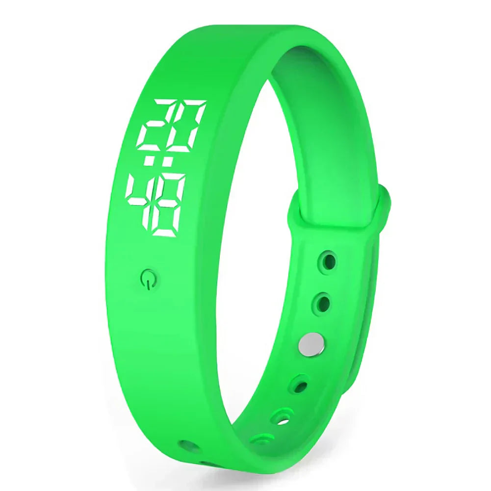 Bracelete V9 Submersível Relógio Inteligente à Prova de Água com Notificações por Vibração