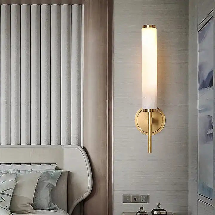 Aurelia Kupfer-Marmor-Wandleuchte für moderne Luxus-Interieurs