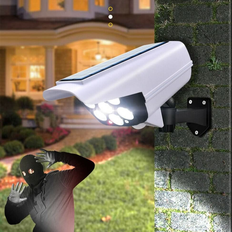 Smart Solar Reflector With Motion Sensor For Security And Lighting