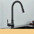VintageTap vandhane i antik messing til køkkenvask klassisk design
