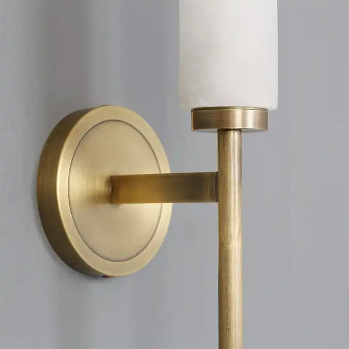 Aurelia Kupfer-Marmor-Wandleuchte für moderne Luxus-Interieurs