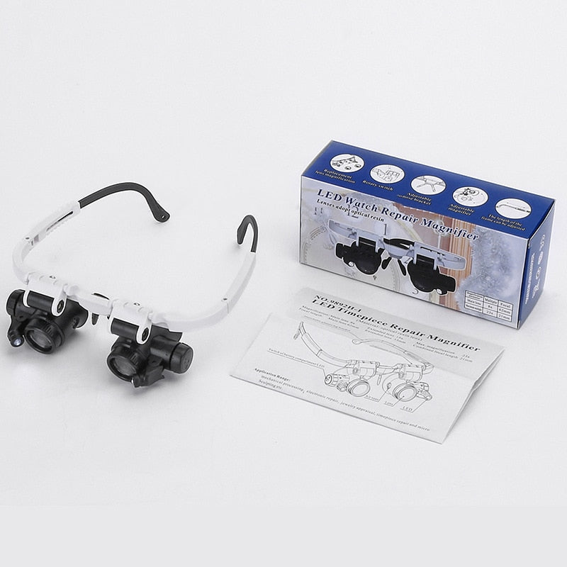 LuminaForge Detail Magnifier With Adjustable Lighting For Fine Detail