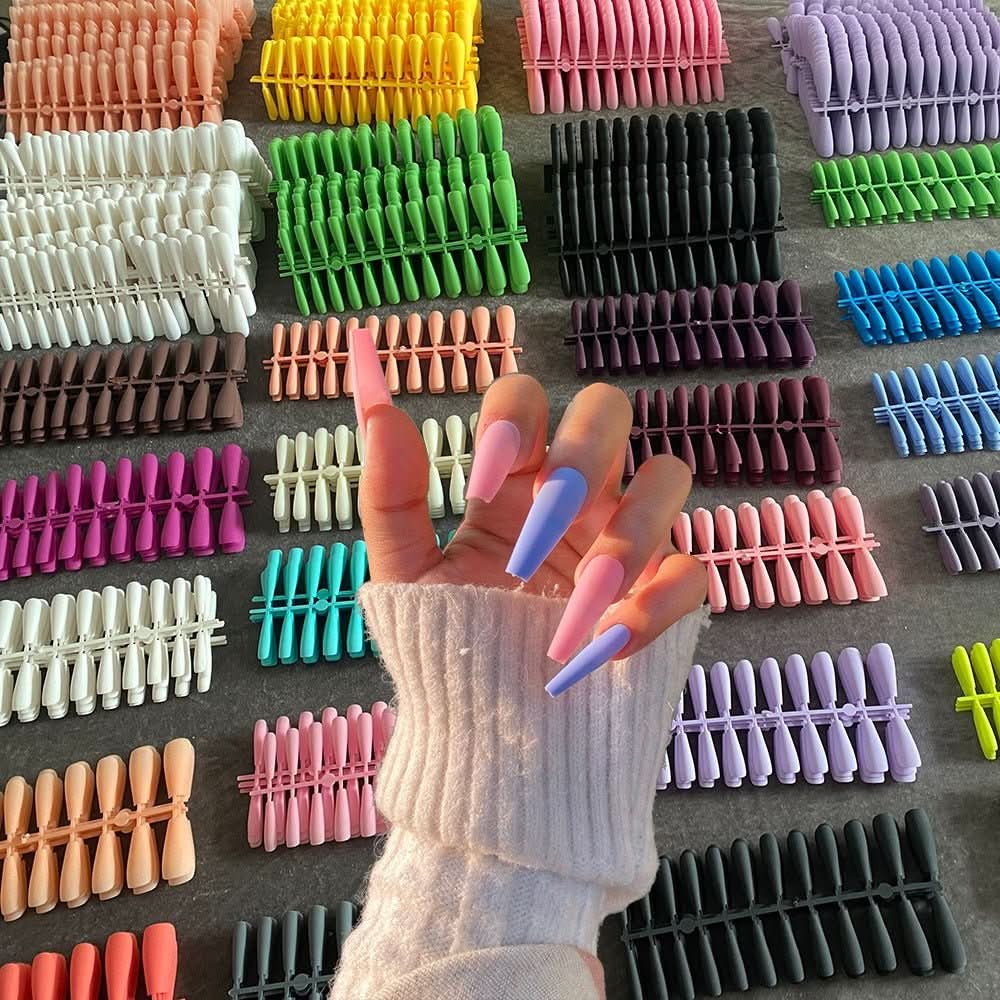 LuxeNail Matte Press-On Nails Elegant Artificial Nails In 13 Colours