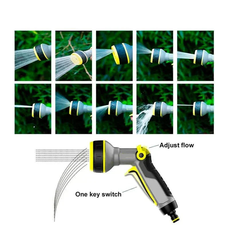 AquaFlex 10-Pattern All-Purpose Garden Spray Gun For Home Use