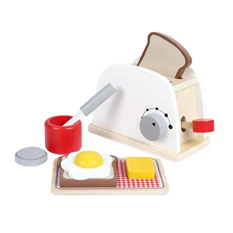Cuisine en bois premium Woodland Grove avec mixeur, grille-pain et machine à café
