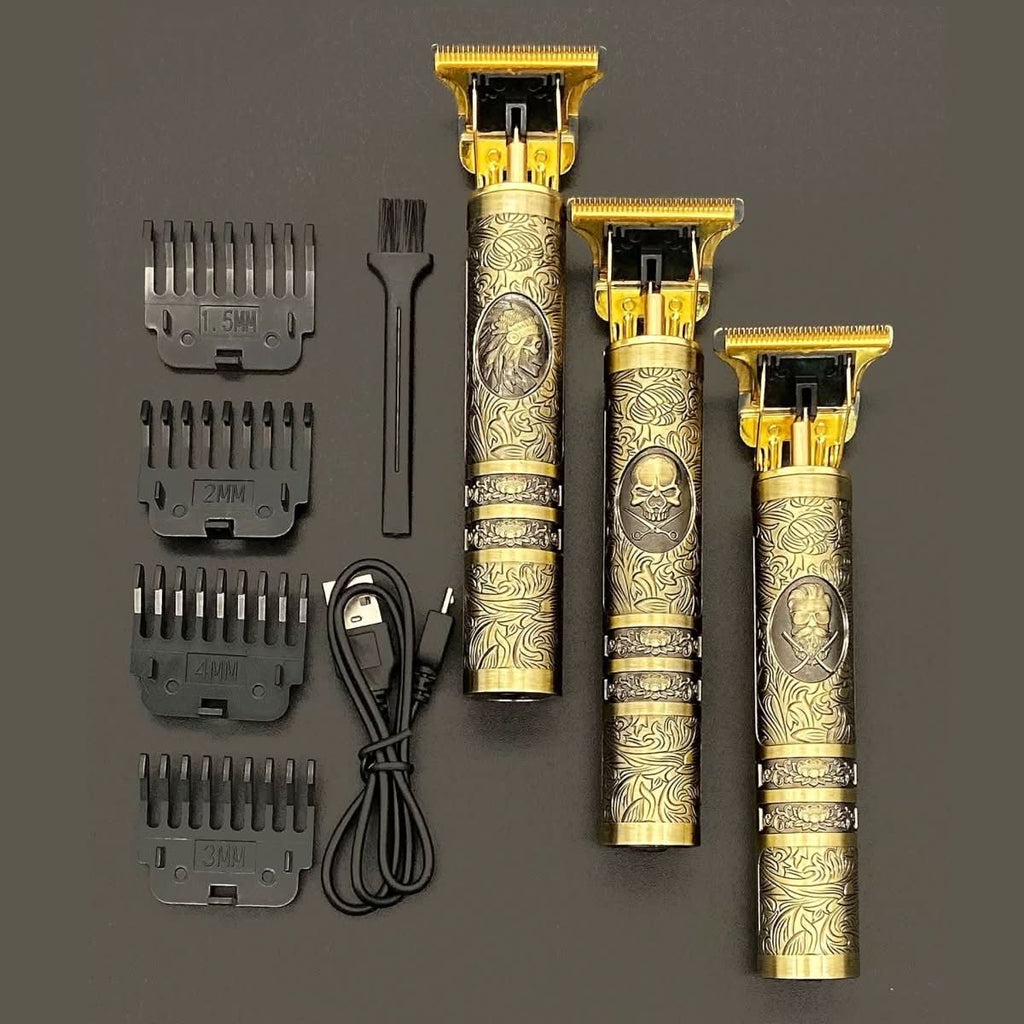 Velora Vintage Beard Trimmer With Battery And Precision Cut For Beard And Hair