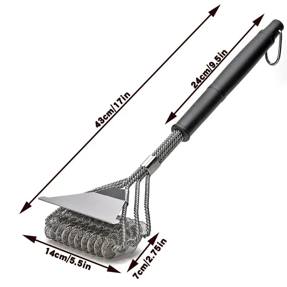 GrillNova Bristleless Stainless Steel Barbecue Brush