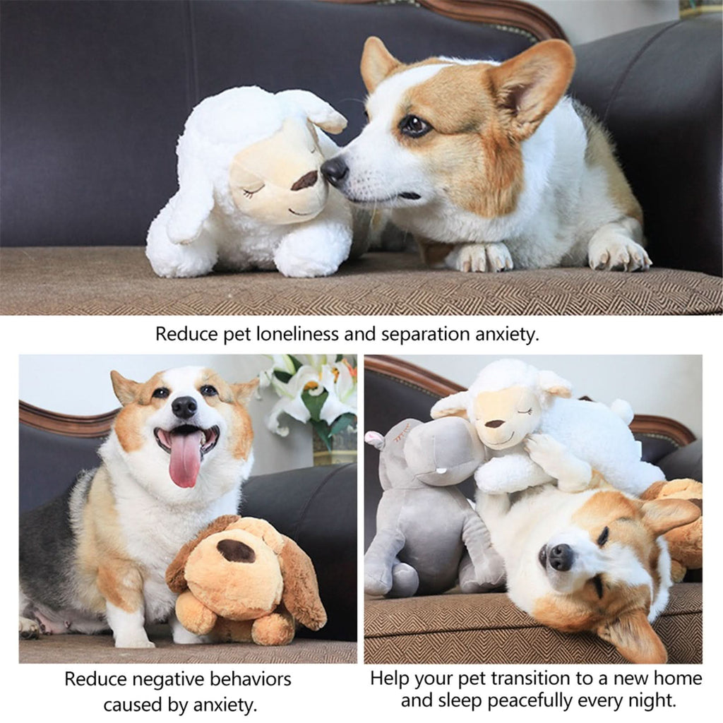 CozyPaws Peluche Coccoloso Battito Cardiaco per Calmare i Cuccioli