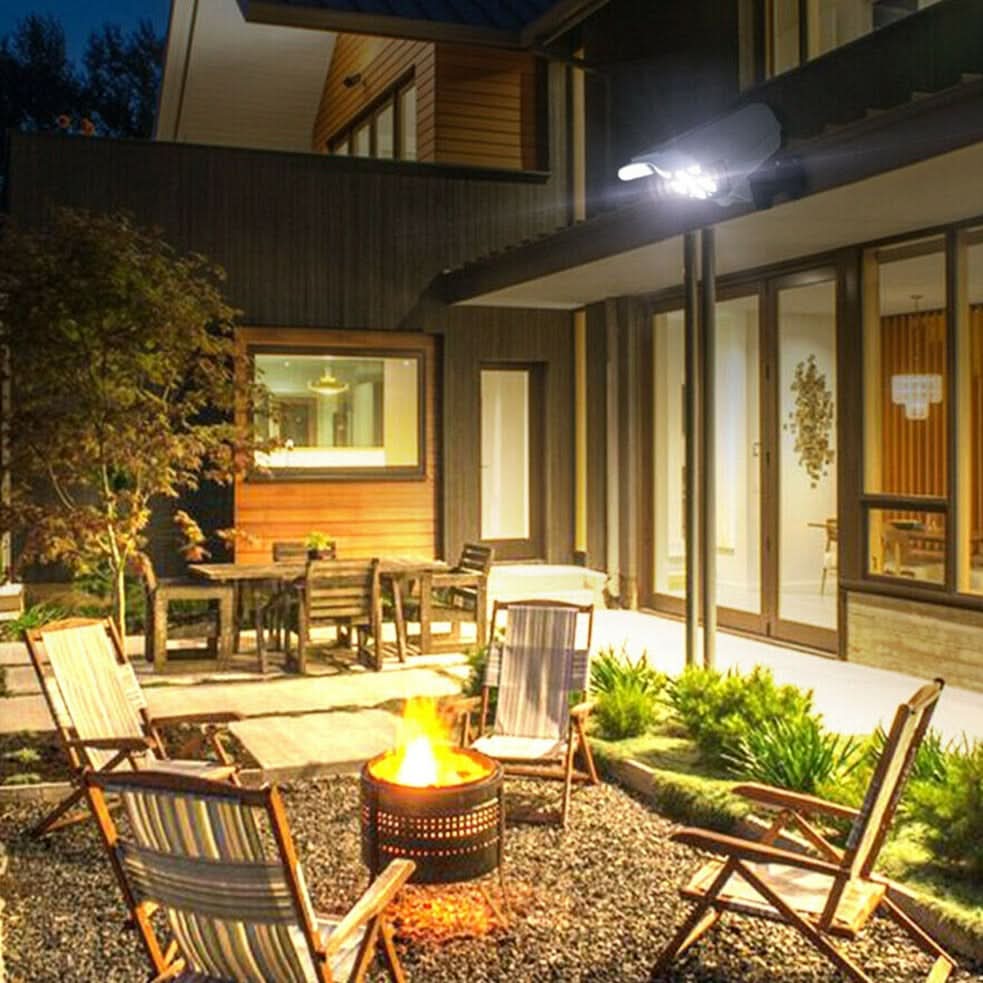 Smart Solar Reflector With Motion Sensor For Security And Lighting