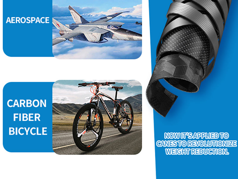 عصا المشي AeroStride Carbon – خفيفة الوزن للغاية وقابلة لتعديل الطول