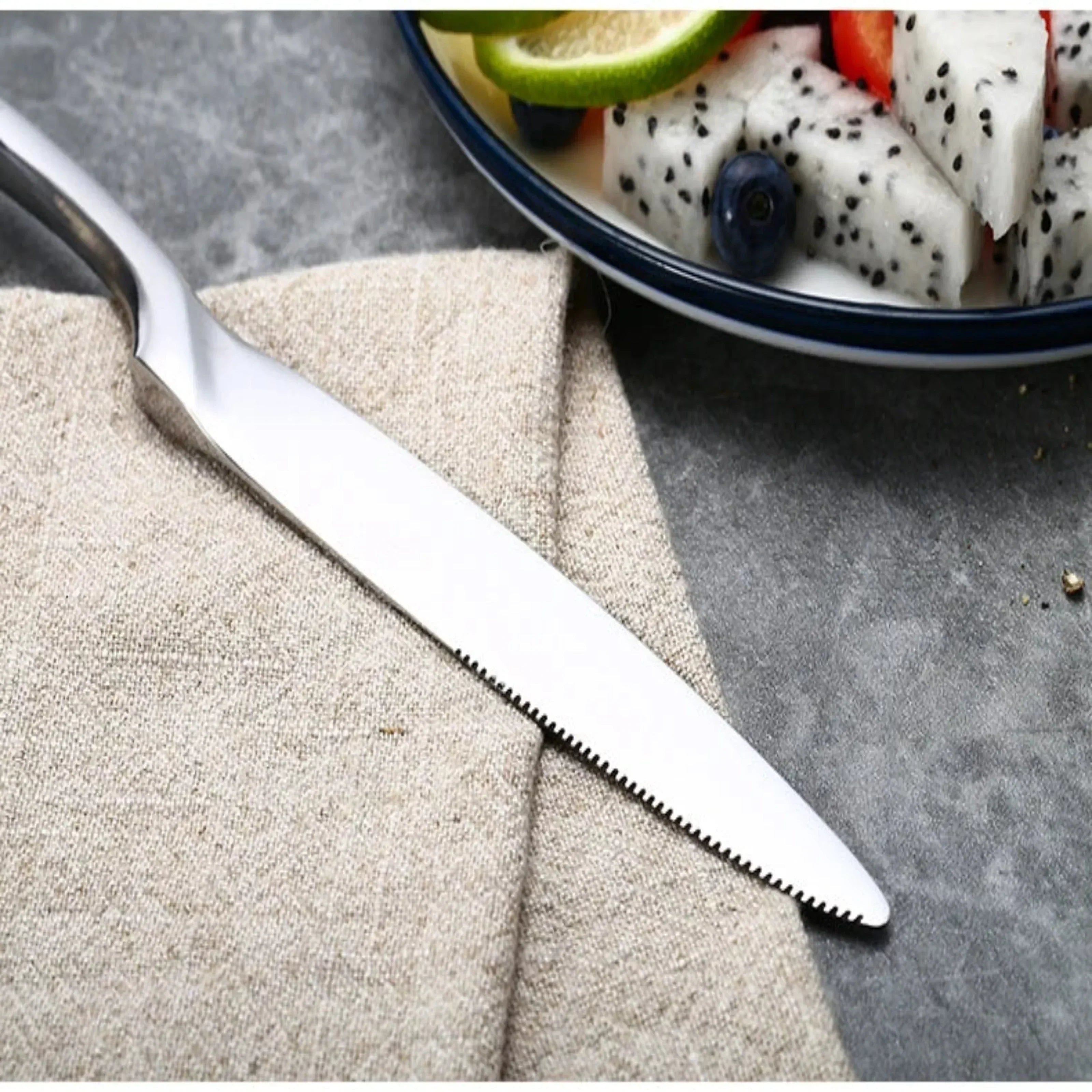 Belvara Silver Collection Utensil Set In Stainless Steel