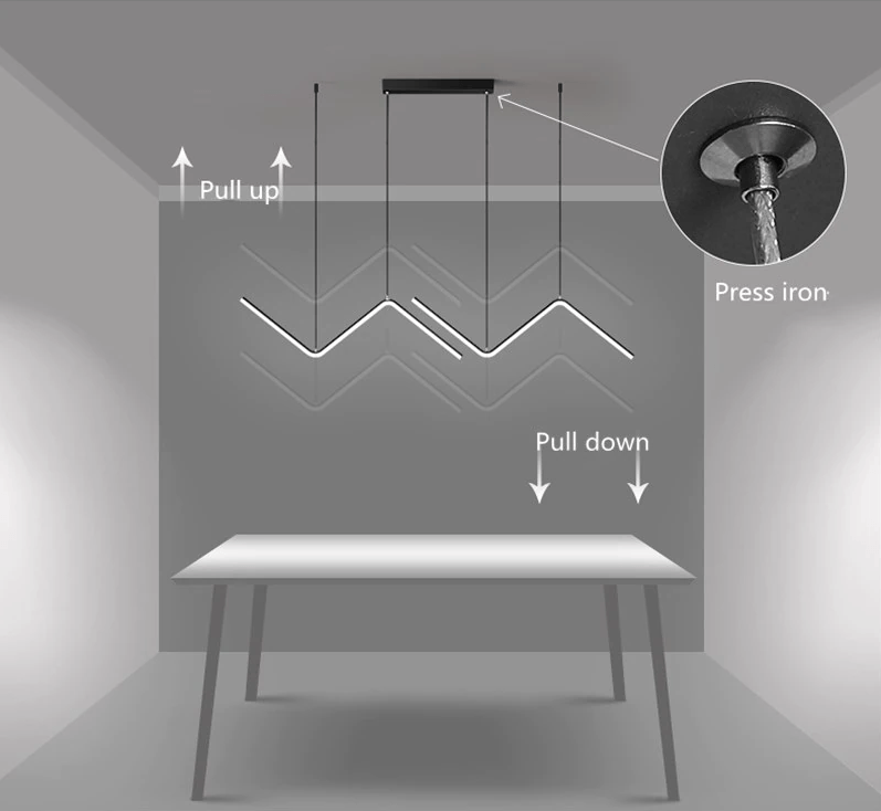 Lirana Wave Pendel til Moderne Interiører med Minimalistisk Design