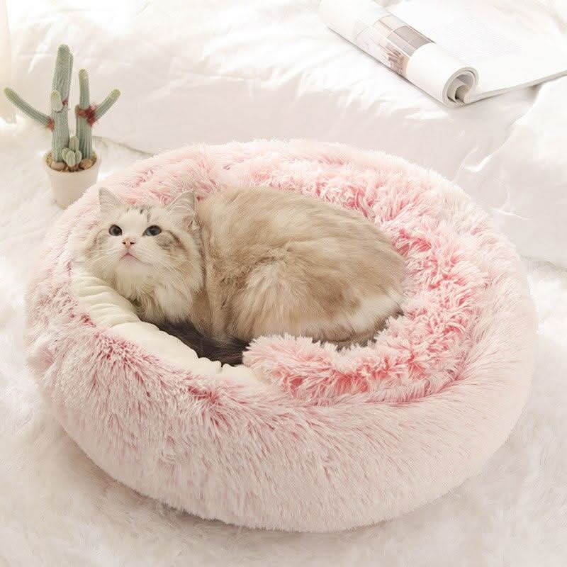 Měkký luxusní košík CozyPaw pro kočky a malé psy