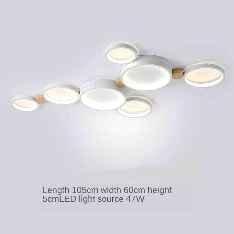 LumaBubbles Moderner Kronleuchter mit Dreifarbiger LED-Beleuchtung