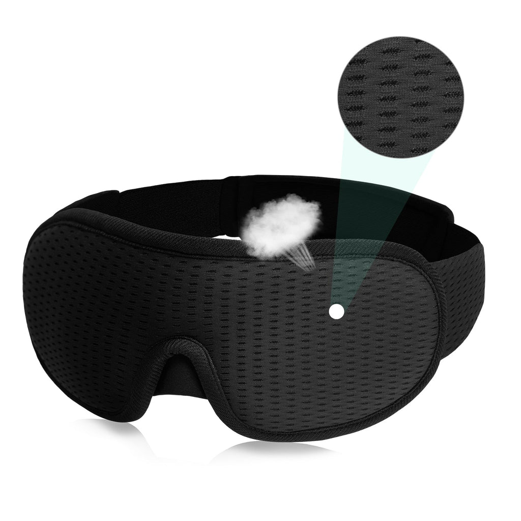 3D alvómaszk mély alváshoz, fényzáró puha párnázattal